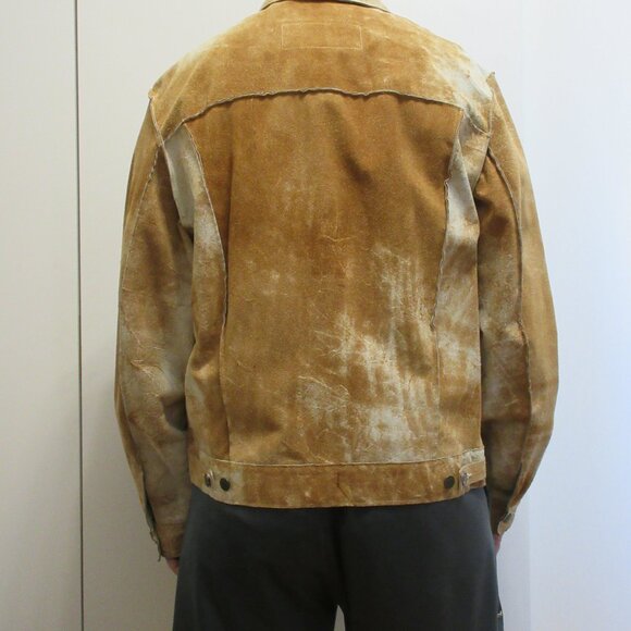 Report Collection Suede Leather Jacket - Picture 3 of 7